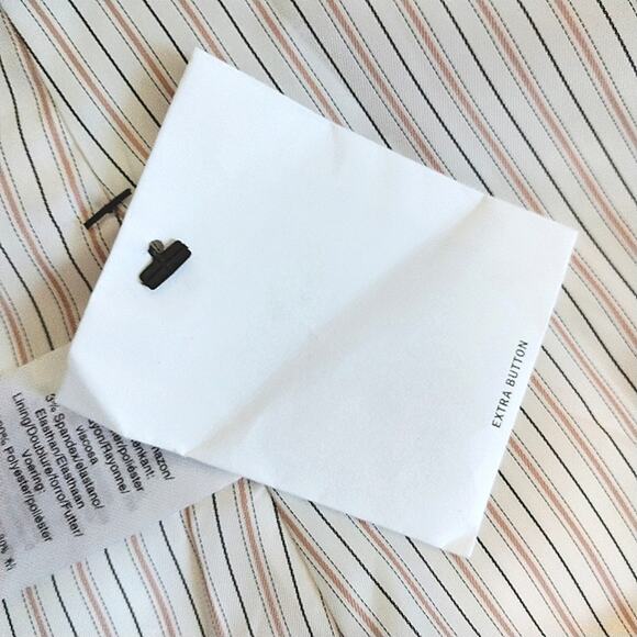 DKNY Blazer Oversized Sz 16 Soft Peach GOLD Buttons Long Jacket Avante Garde NEW - Picture 12 of 14